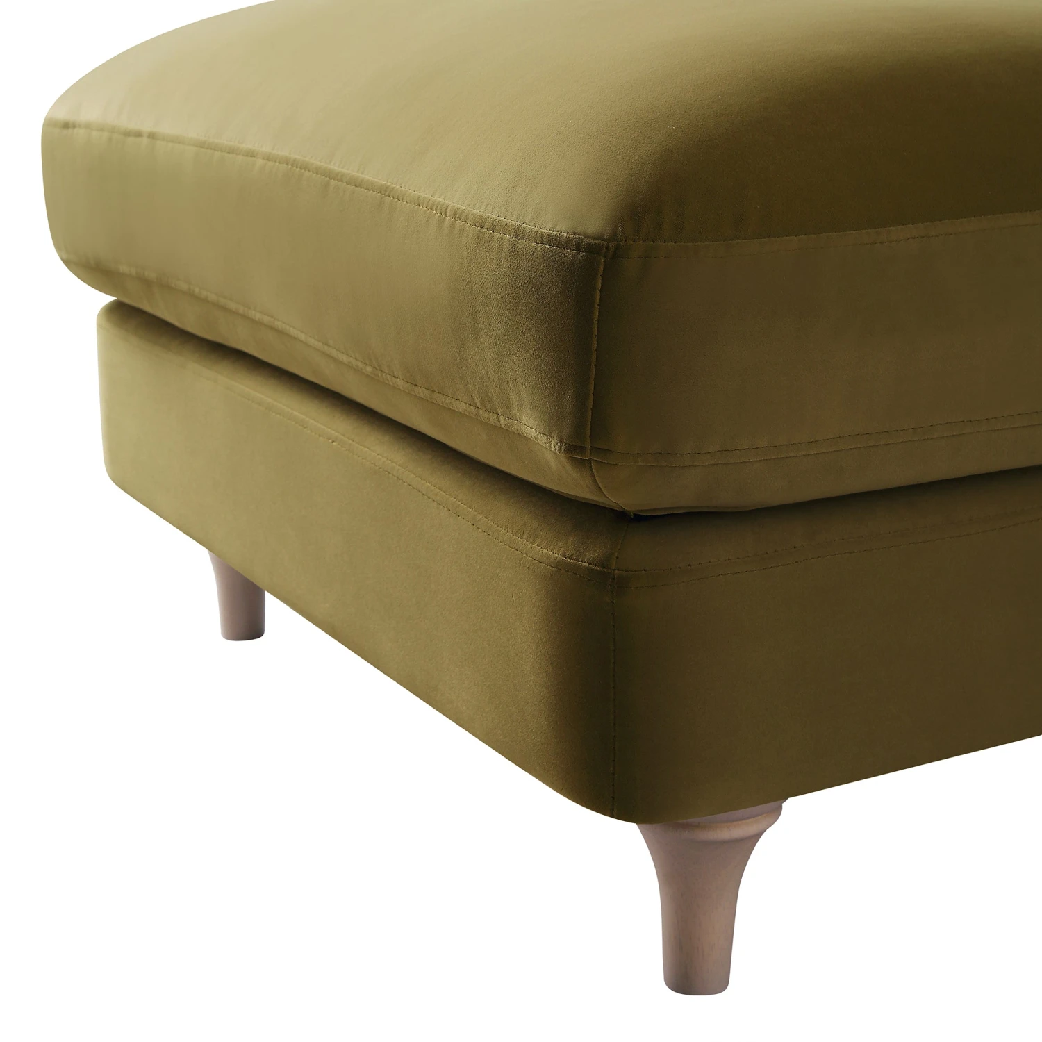 Daphnis Fudge Velvet Sofa, Footstool 10 Daphnis Fudge Velvet Sofa, Footstool - Image 10