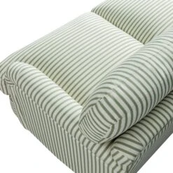 Daphnis Green Striped Linen Blend Sofa, 2-Seater 17 Daphnis Green Striped Linen Blend Sofa, 2-Seater -Daals Store GCSF 2395 GREEN STRIPE 2ST detail2