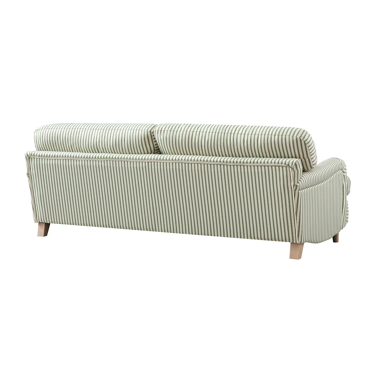 Daphnis Green Striped Linen Blend Sofa, 3-Seater 6 Daphnis Green Striped Linen Blend Sofa, 3-Seater - Image 6