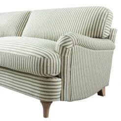Daphnis Green Striped Linen Blend Sofa, 3-Seater 17 Daphnis Green Striped Linen Blend Sofa, 3-Seater -Daals Store GCSF 2395 GREEN STRIPE 3ST detail1