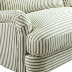 Daphnis Green Striped Linen Blend Sofa, 3-Seater 18 Daphnis Green Striped Linen Blend Sofa, 3-Seater -Daals Store GCSF 2395 GREEN STRIPE 3ST detail2