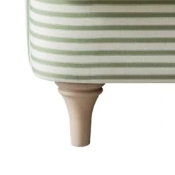 Daphnis Green Striped Linen Blend Sofa, 3-Seater 20 Daphnis Green Striped Linen Blend Sofa, 3-Seater -Daals Store GCSF 2395 GREEN STRIPE 3ST detail4