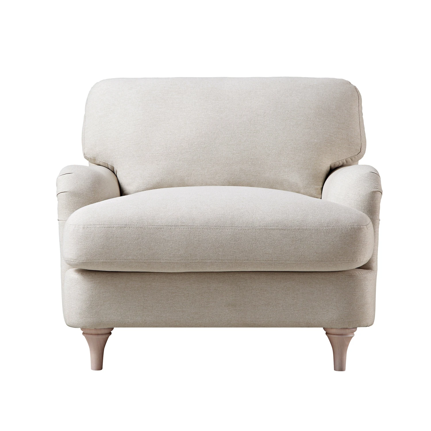 Daphnis Oatmeal Fabric Sofa, 1-Seater 5 Daphnis Oatmeal Fabric Sofa, 1-Seater - Image 5
