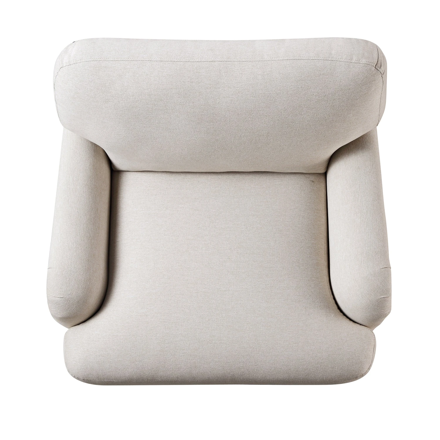 Daphnis Oatmeal Fabric Sofa, 1-Seater 9 Daphnis Oatmeal Fabric Sofa, 1-Seater - Image 9