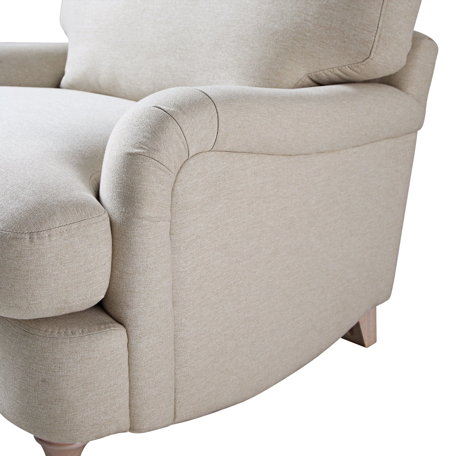 Daphnis Oatmeal Fabric Sofa, 1-Seater 11 Daphnis Oatmeal Fabric Sofa, 1-Seater - Image 11