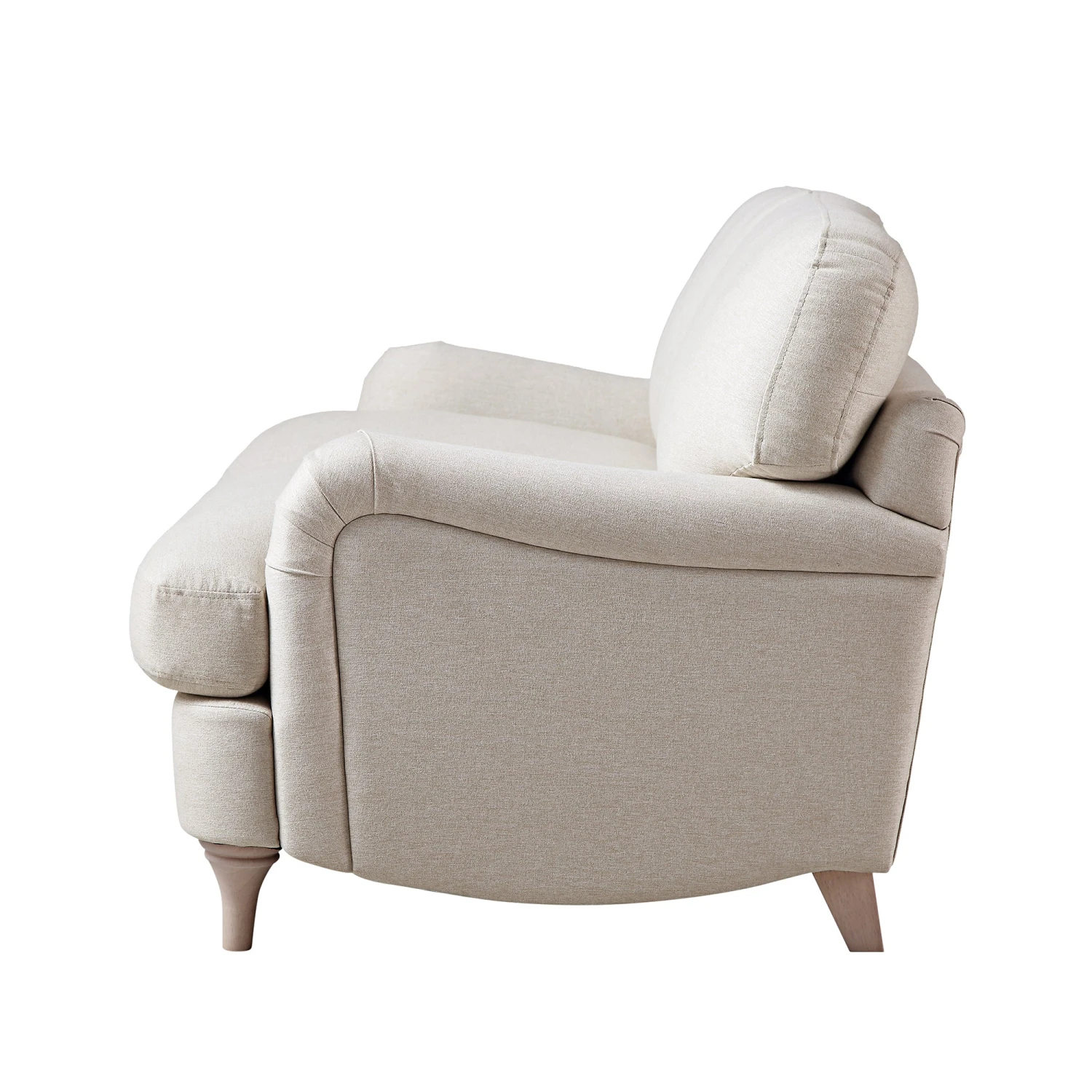 Daphnis Oatmeal Fabric Sofa, 2-Seater 8 Daphnis Oatmeal Fabric Sofa, 2-Seater - Image 8