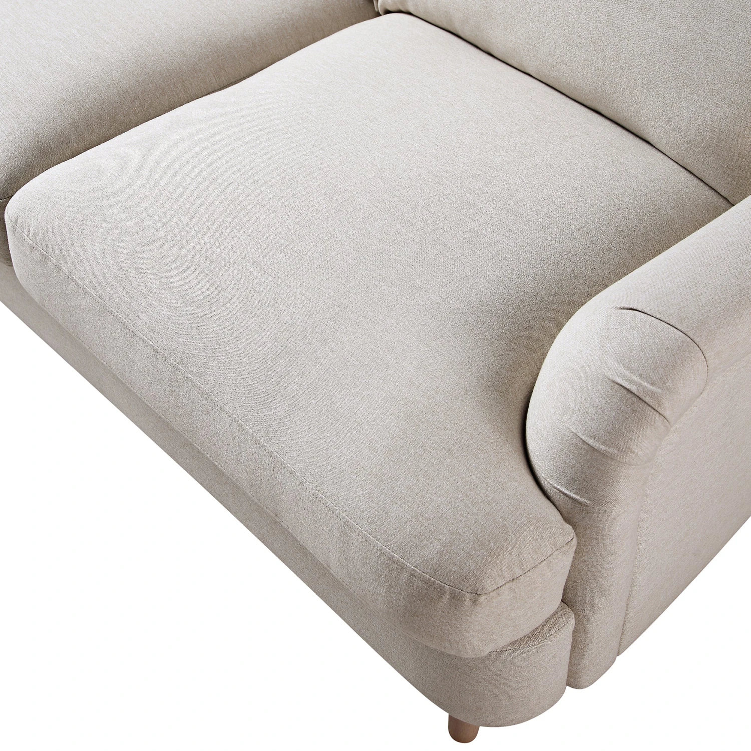 Daphnis Oatmeal Fabric Sofa, 2-Seater 11 Daphnis Oatmeal Fabric Sofa, 2-Seater - Image 11