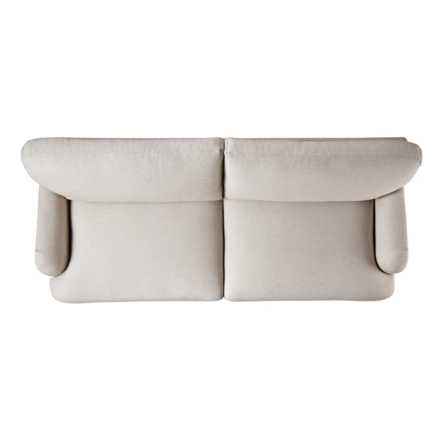 Daphnis Oatmeal Fabric Sofa, 3-Seater 8 Daphnis Oatmeal Fabric Sofa, 3-Seater - Image 8