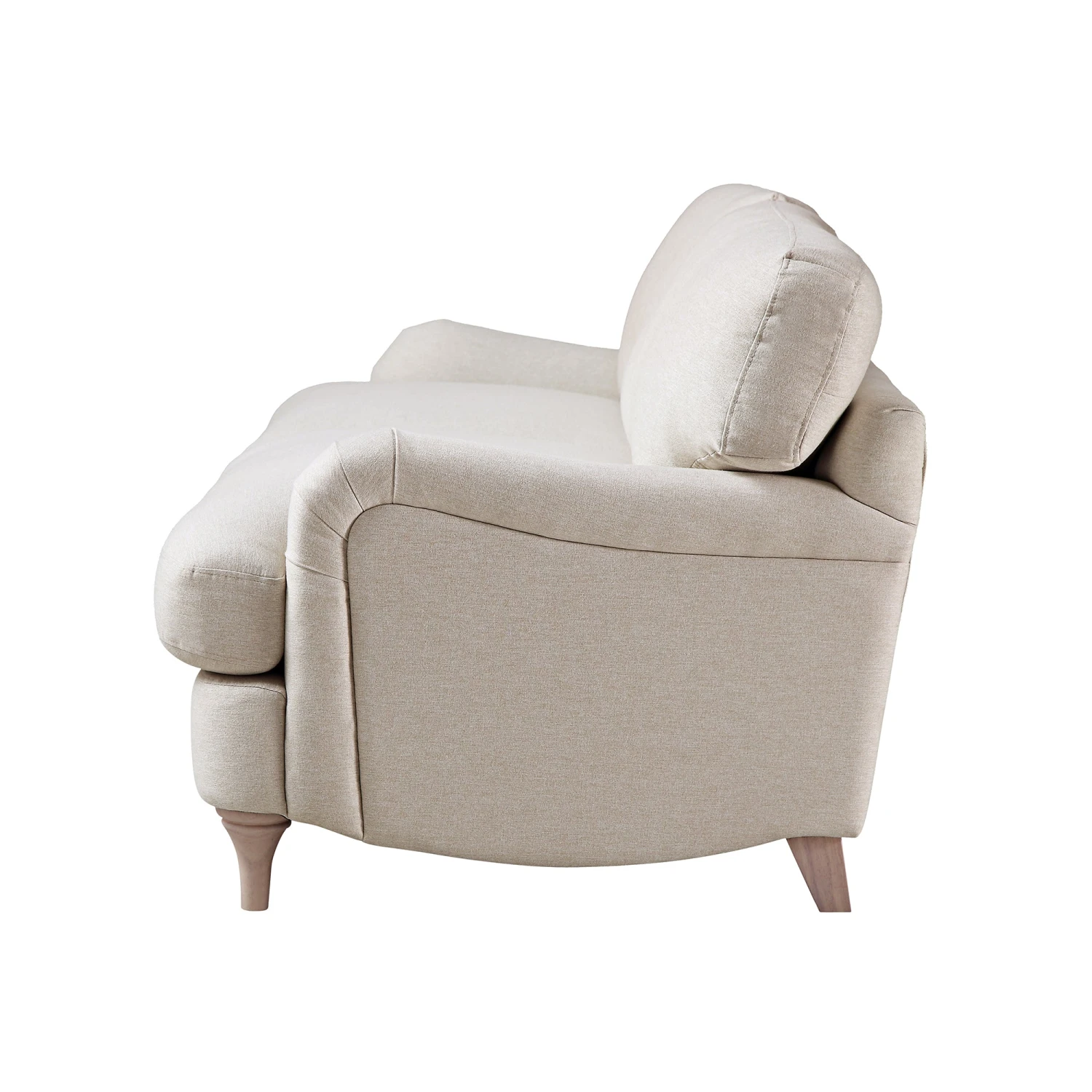 Daphnis Oatmeal Fabric Sofa, 3-Seater 9 Daphnis Oatmeal Fabric Sofa, 3-Seater - Image 9