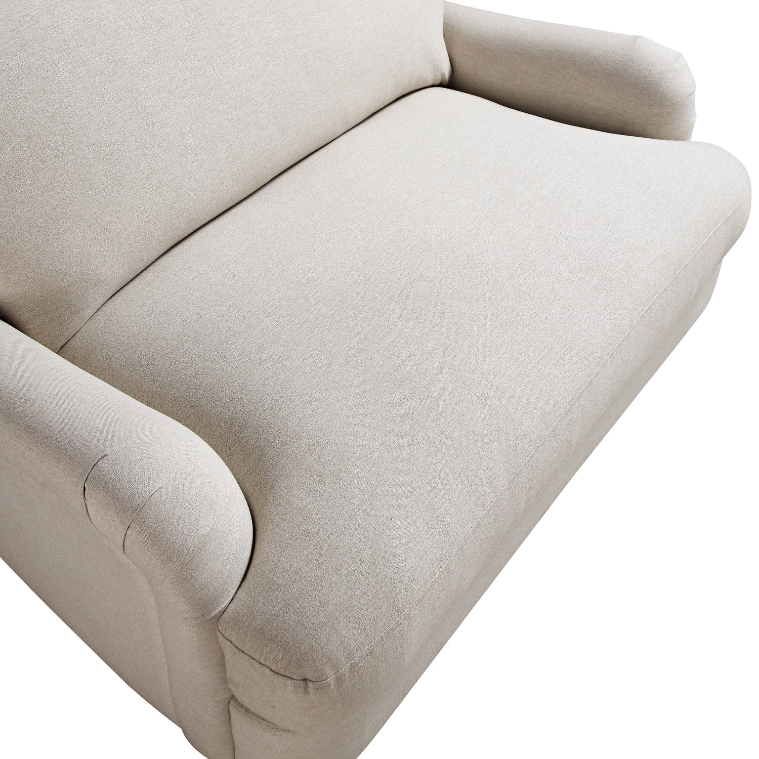 Daphnis Oatmeal Fabric Sofa, Loveseat 11 Daphnis Oatmeal Fabric Sofa, Loveseat - Image 11