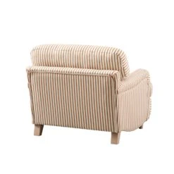 Daphnis Ochre Striped Linen Blend Sofa, 1-Seater 23 Daphnis Ochre Striped Linen Blend Sofa, 1-Seater -Daals Store GCSF 2395 OCHRE STRIPE 1ST WB4