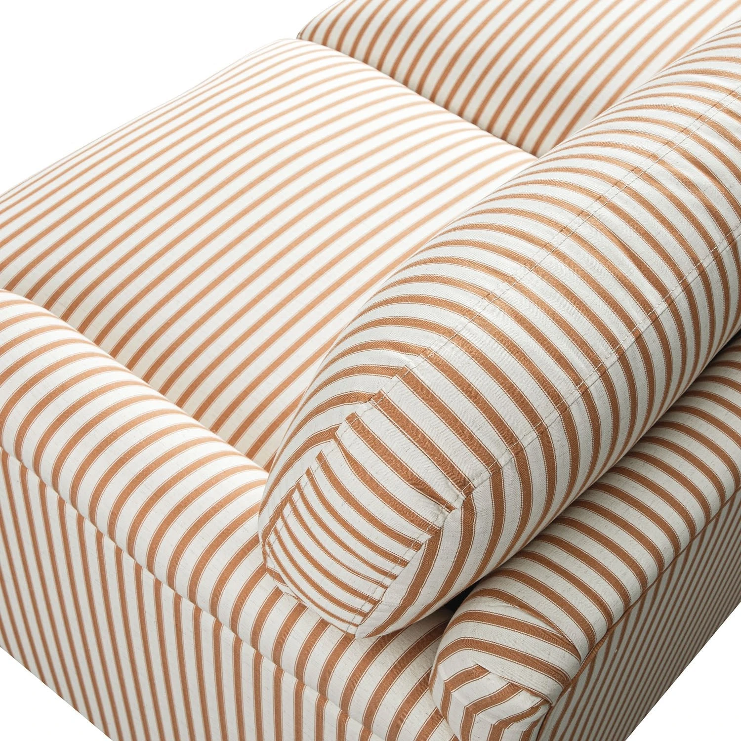 Daphnis Ochre Striped Linen Blend Sofa, 2-Seater 13 Daphnis Ochre Striped Linen Blend Sofa, 2-Seater - Image 13