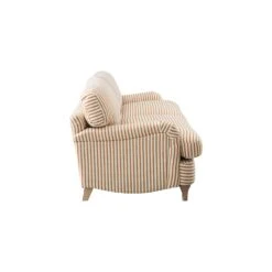 Daphnis Ochre Striped Linen Blend Sofa, 3-Seater -Daals Store GCSF 2395 OCHRE STRIPE 3ST WB4