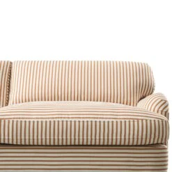 Daphnis Ochre Striped Linen Blend Sofa, 3-Seater -Daals Store GCSF 2395 OCHRE STRIPE 3ST detail1