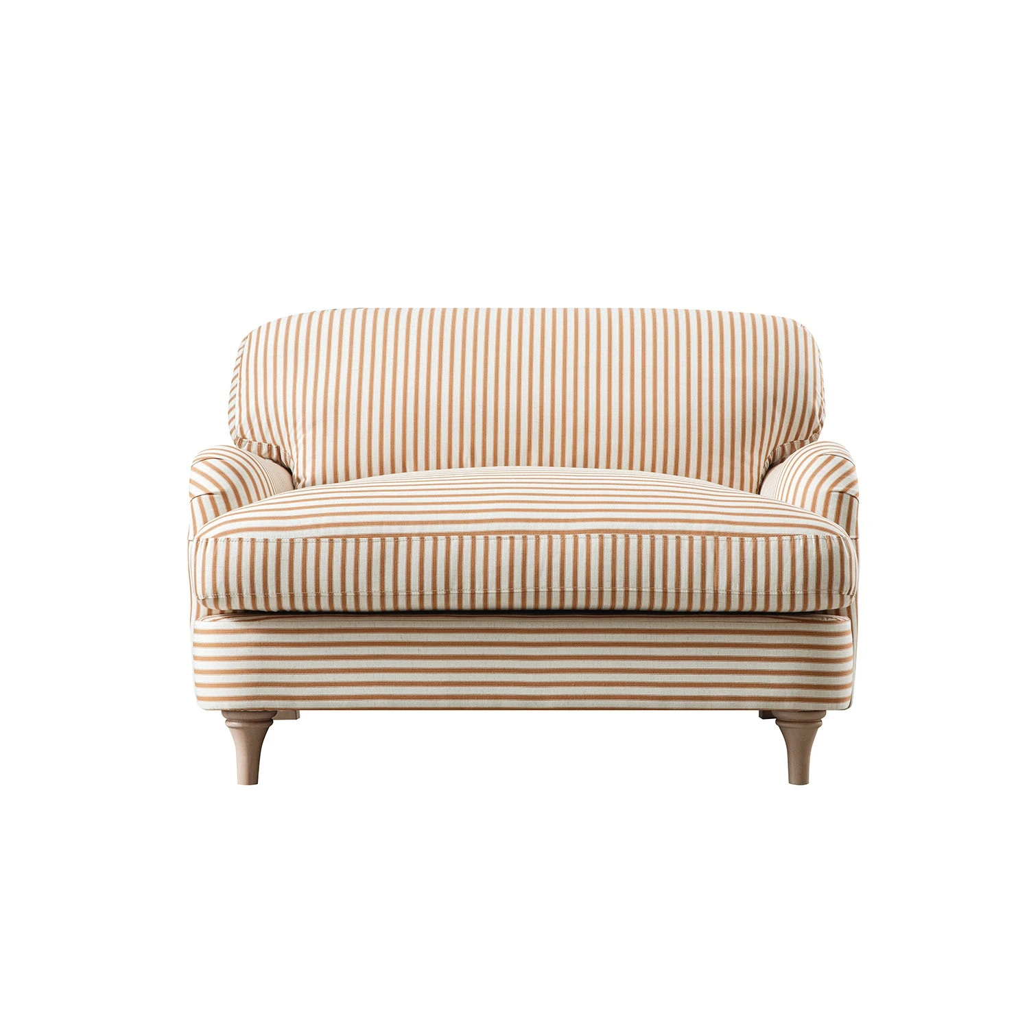 Daphnis Ochre Striped Linen Blend Sofa, Loveseat 1 Daphnis Ochre Striped Linen Blend Sofa, Loveseat