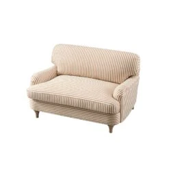 Daphnis Ochre Striped Linen Blend Sofa, Loveseat 12 Daphnis Ochre Striped Linen Blend Sofa, Loveseat -Daals Store GCSF 2395 OCHRE STRIPE LOVESEAT WB3