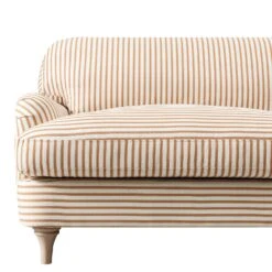 Daphnis Ochre Striped Linen Blend Sofa, Loveseat 15 Daphnis Ochre Striped Linen Blend Sofa, Loveseat -Daals Store GCSF 2395 OCHRE STRIPE LOVESEAT detail
