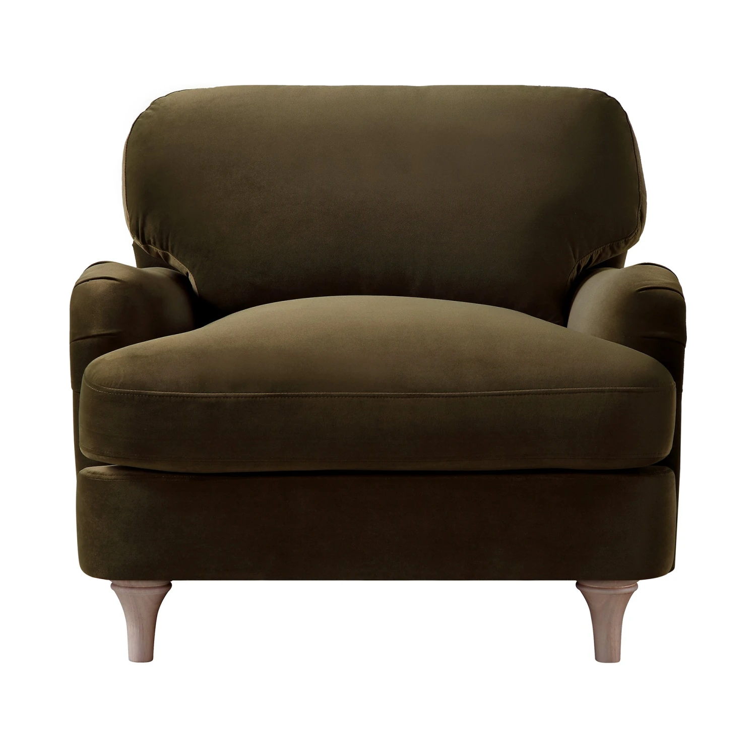 Daphnis Seaweed Velvet Sofa, 1-Seater 4 Daphnis Seaweed Velvet Sofa, 1-Seater - Image 4