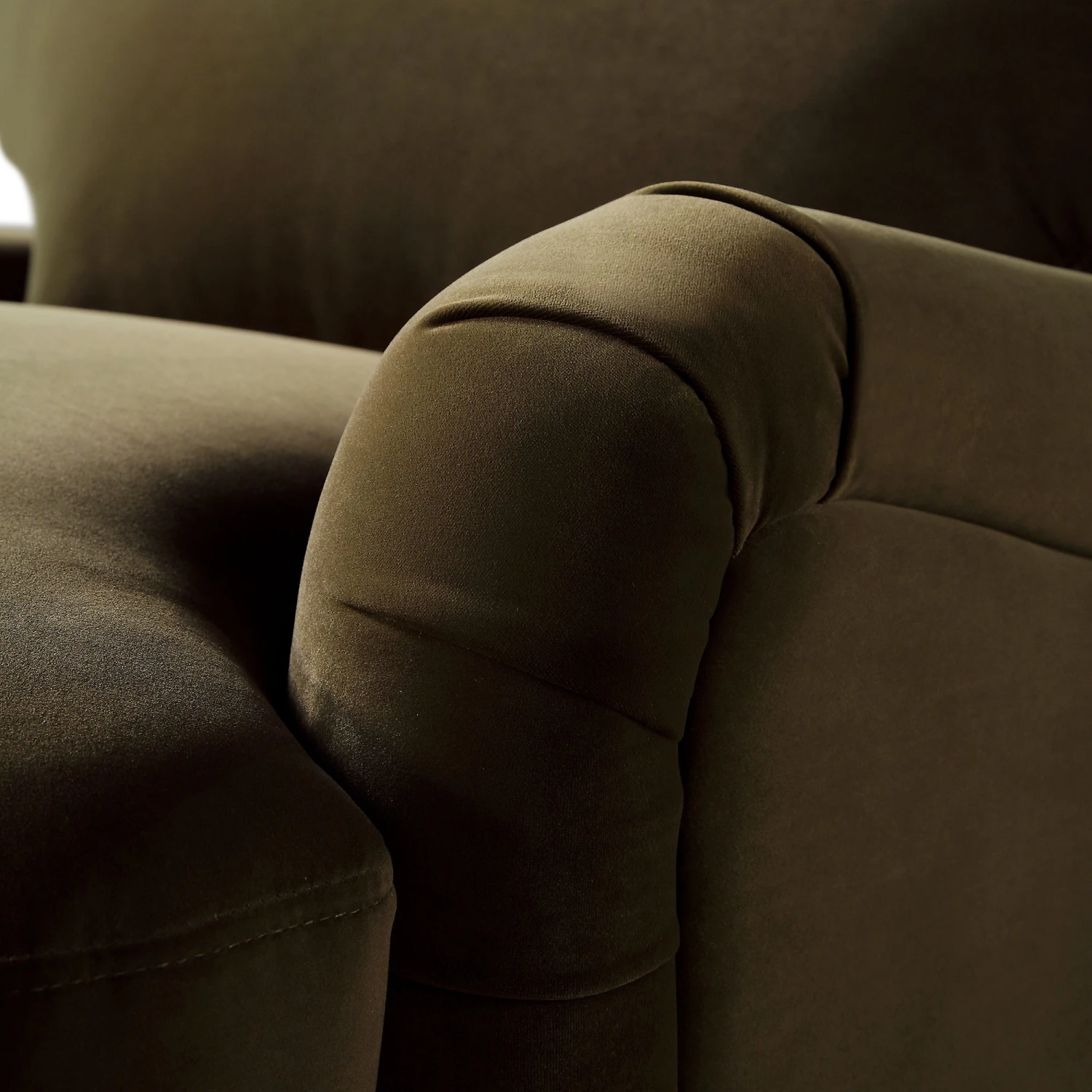 Daphnis Seaweed Velvet Sofa, 1-Seater 12 Daphnis Seaweed Velvet Sofa, 1-Seater - Image 12