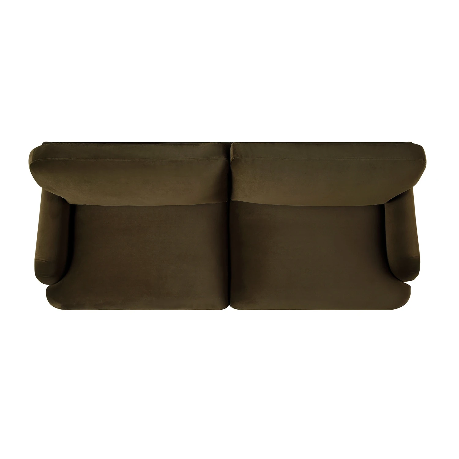 Daphnis Seaweed Velvet Sofa, 3-Seater 10 Daphnis Seaweed Velvet Sofa, 3-Seater - Image 10