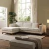 Dipley Beige Boucle Fabric Sofa, Grande Chaise Sofa Left Hand Facing 13 Dipley Beige Boucle Fabric Sofa, Grande Chaise Sofa Left Hand Facing -Daals Store GCSF 2398 BEIGE BOU LEFT main