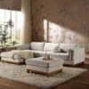 Dipley Oatmeal Woven Fabric Sofa, Grande Chaise Sofa Left Hand Facing 29 Dipley Oatmeal Woven Fabric Sofa, Grande Chaise Sofa Left Hand Facing -Daals Store GCSF 2398 OAT WOV LEFT main