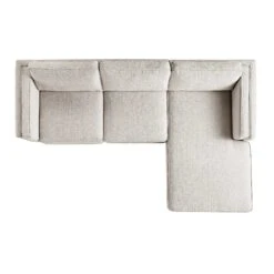 Dipley Oatmeal Woven Fabric Sofa, Grande Chaise Sofa Right Hand Facing 15 Dipley Oatmeal Woven Fabric Sofa, Grande Chaise Sofa Right Hand Facing -Daals Store GCSF 2398 OAT WOV RIGHT WB4