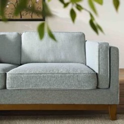 Dipley Sage Woven Fabric Sofa, Grande Chaise Sofa Left Hand Facing -Daals Store GCSF 2398 SAGE WOV LEFT scene3
