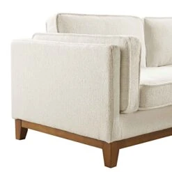 Dipley Beige Boucle Fabric Grande Corner Sofa -Daals Store GCSF 2399 BEIGE BOU LARGECORNER detail1