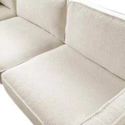 Dipley Beige Boucle Fabric Grande Corner Sofa -Daals Store GCSF 2399 BEIGE BOU LARGECORNER detail2
