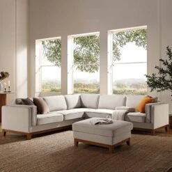 Dipley Champagne Velvet Grande Corner Sofa -Daals Store GCSF 2399 CHAMP VEL LARGECORNER scene1