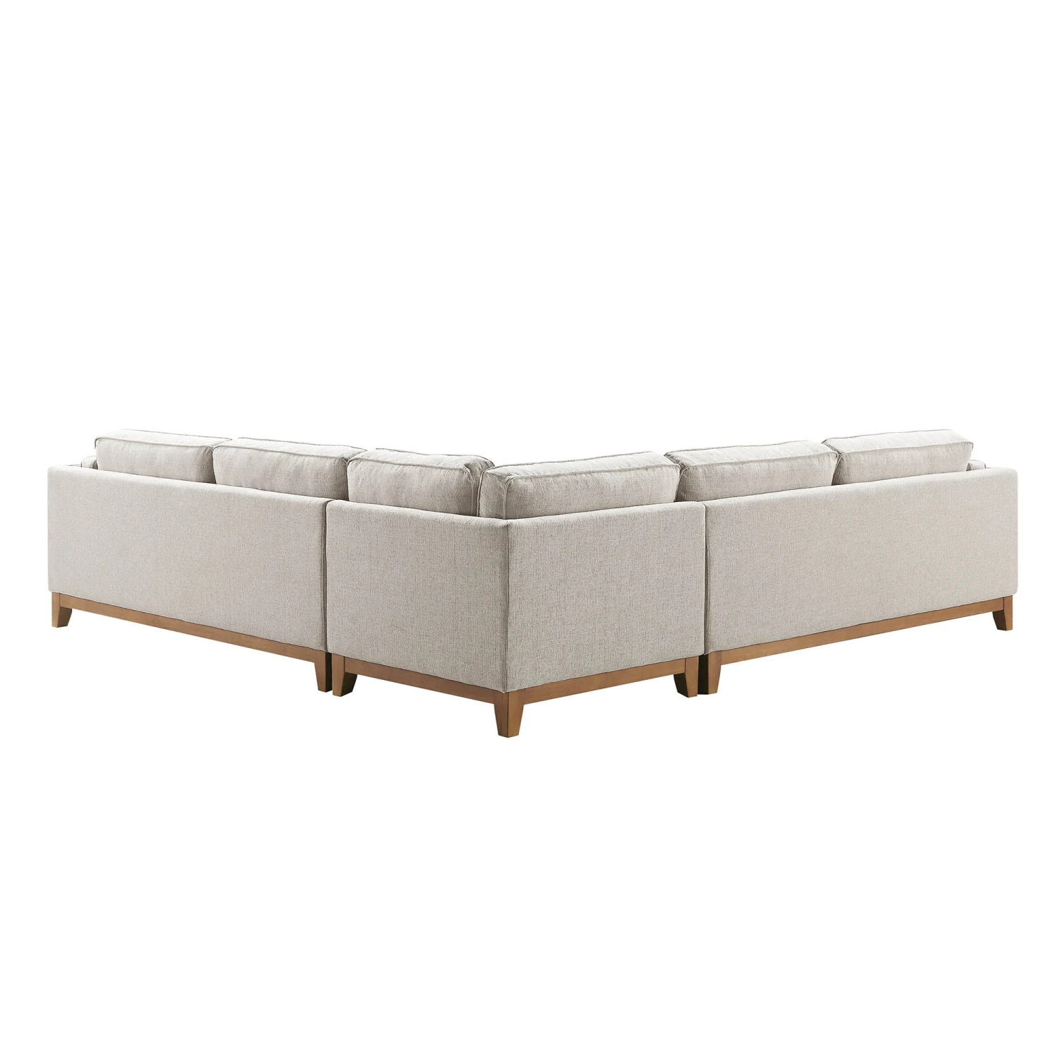 Dipley Oatmeal Woven Fabric Grande Corner Sofa 10 Dipley Oatmeal Woven Fabric Grande Corner Sofa - Image 10