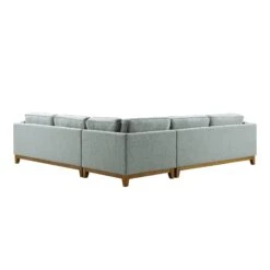 Dipley Sage Woven Fabric Grande Corner Sofa -Daals Store GCSF 2399 SAGE WOV LARGECORNER WB5