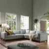 Dipley Sage Woven Fabric Grande Corner Sofa 33 Dipley Sage Woven Fabric Grande Corner Sofa -Daals Store GCSF 2399 SAGE WOV LARGECORNER main