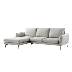 Obriel Grey Marl Fabric Sofa, Grande Chaise Sofa Left Hand Facing 16 Obriel Grey Marl Fabric Sofa, Grande Chaise Sofa Left Hand Facing -Daals Store GCSF 2400 GREY FAB LEFT WB2