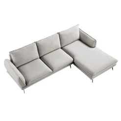 Obriel Grey Marl Fabric Sofa, Grande Chaise Sofa Right Hand Facing 18 Obriel Grey Marl Fabric Sofa, Grande Chaise Sofa Right Hand Facing -Daals Store GCSF 2400 GREY FAB RIGHT WB3