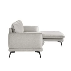 Obriel Grey Marl Fabric Sofa, Grande Chaise Sofa Right Hand Facing 20 Obriel Grey Marl Fabric Sofa, Grande Chaise Sofa Right Hand Facing -Daals Store GCSF 2400 GREY FAB RIGHT WB5