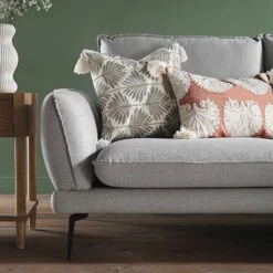 Obriel Grey Marl Fabric Sofa, Grande Chaise Sofa Right Hand Facing 14 Obriel Grey Marl Fabric Sofa, Grande Chaise Sofa Right Hand Facing -Daals Store GCSF 2400 GREY FAB RIGHT scene3