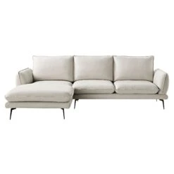 Obriel Oatmeal Fabric Sofa, Grande Chaise Sofa Left Hand Facing -Daals Store GCSF 2400 OAT FAB LEFT WB1