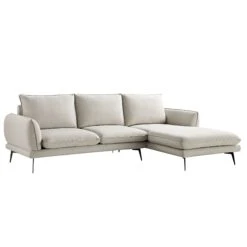 Obriel Oatmeal Fabric Sofa, Grande Chaise Sofa Right Hand Facing 16 Obriel Oatmeal Fabric Sofa, Grande Chaise Sofa Right Hand Facing -Daals Store GCSF 2400 OAT FAB RIGHT WB2