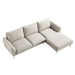 Obriel Oatmeal Fabric Sofa, Grande Chaise Sofa Right Hand Facing 19 Obriel Oatmeal Fabric Sofa, Grande Chaise Sofa Right Hand Facing -Daals Store GCSF 2400 OAT FAB RIGHT WB4