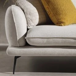 Obriel Oatmeal Fabric Sofa, Grande Chaise Sofa Right Hand Facing 14 Obriel Oatmeal Fabric Sofa, Grande Chaise Sofa Right Hand Facing -Daals Store GCSF 2400 OAT FAB RIGHT scene3