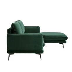 Obriel Forest Green Velvet Sofa, Grande Chaise Sofa Right Hand Facing 18 Obriel Forest Green Velvet Sofa, Grande Chaise Sofa Right Hand Facing -Daals Store GCSF 2400 PINE VEL RIGHT WB5