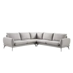 Obriel Grey Marl Fabric Grande Corner Sofa 18 Obriel Grey Marl Fabric Grande Corner Sofa -Daals Store GCSF 2401 GREY FAB LARGECORNER WB1