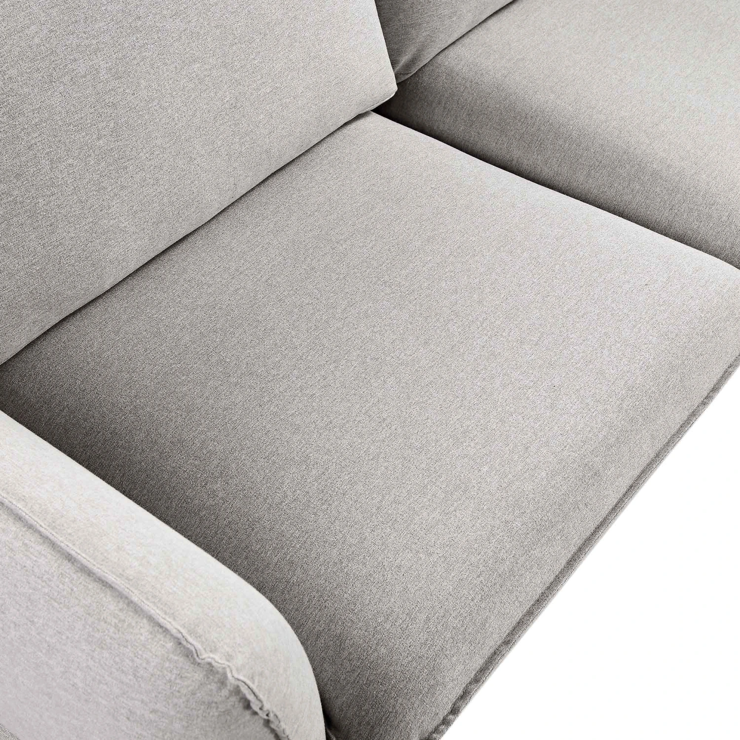Obriel Grey Marl Fabric Grande Corner Sofa 12 Obriel Grey Marl Fabric Grande Corner Sofa - Image 12