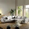 Obriel Grey Marl Fabric Grande Corner Sofa 31 Obriel Grey Marl Fabric Grande Corner Sofa -Daals Store GCSF 2401 GREY FAB LARGECORNER main