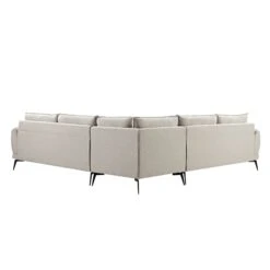 Obriel Oatmeal Fabric Grande Corner Sofa -Daals Store GCSF 2401 OAT FAB LARGECORNER WB5