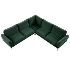 Obriel Forest Green Velvet Grande Corner Sofa 17 Obriel Forest Green Velvet Grande Corner Sofa -Daals Store GCSF 2401 PINE VEL LARGECORNER WB1