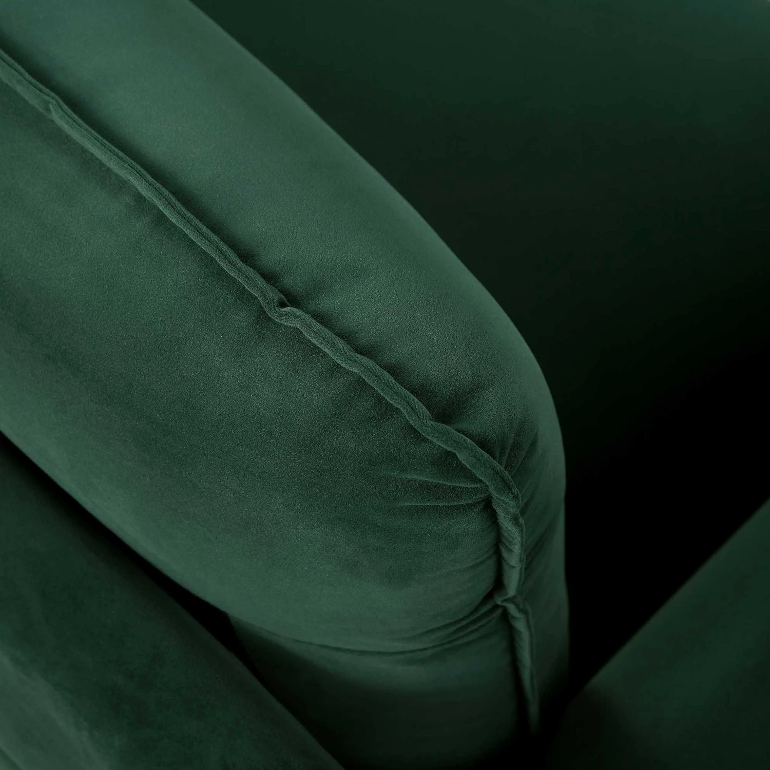Obriel Forest Green Velvet Grande Corner Sofa 13 Obriel Forest Green Velvet Grande Corner Sofa - Image 13