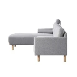 Timber Grey Marl Fabric Sofa, Large 3-Seater Chaise Sofa Left Hand Facing 24 Timber Grey Marl Fabric Sofa, Large 3-Seater Chaise Sofa Left Hand Facing -Daals Store GCSF 2402 GREY FAB LEFT WB6